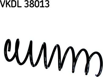 Пружина подвески SKF. Артикул VKDL 38013
