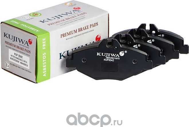 Колодки тормозные передние с пластинами KUF0342 KUJIWA A0044208720 MERCEDES BENZ. Артикул KUF0342