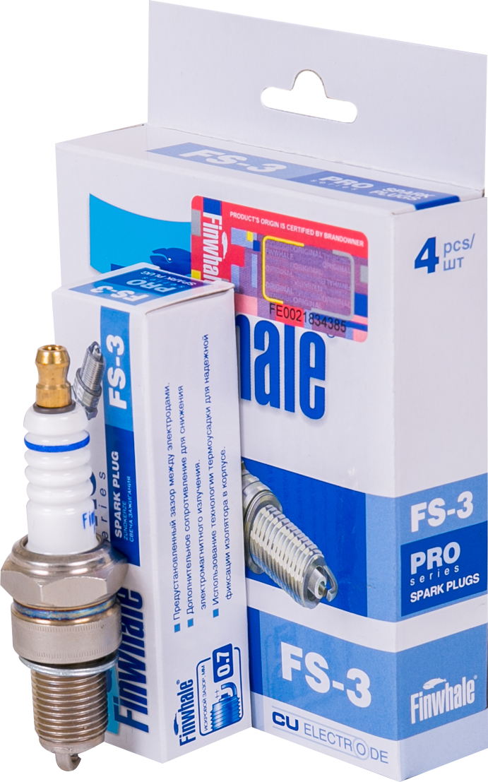 Свеча зажигания Finwhale. Артикул FS3
