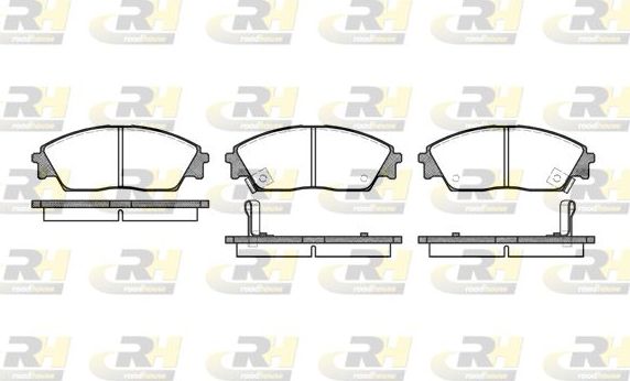 Тормозные колодки RoadHouse передние для Honda CR-X II 1987-1992. Артикул 2229.02