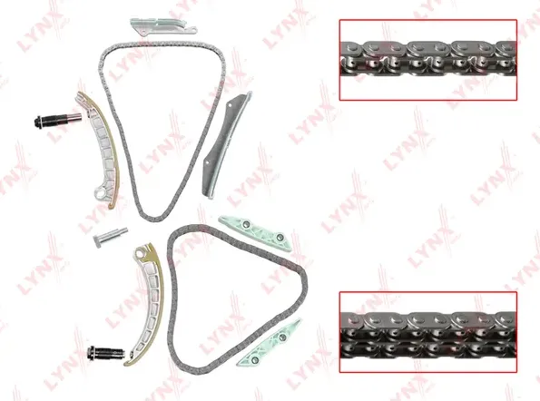 Комплект цепи ГРМ Fiat Ducato (250) 2006 (Lynxauto). Артикул TK0217