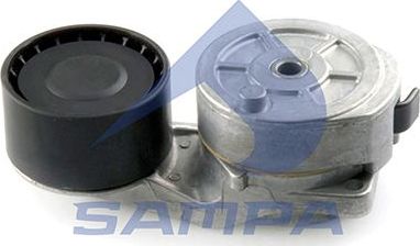 Натяжной ролик (натяжитель) приводного клинового зубчатого ремня (в сборе) Sampa для Scania 4 2004-2009. Артикул 042.276