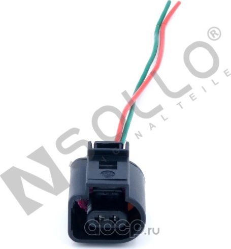 Корпус плоского разъема с проводами (Sollo). Артикул 02U90390