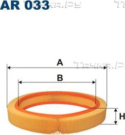 Воздушный фильтр Filtron. Артикул AR 033