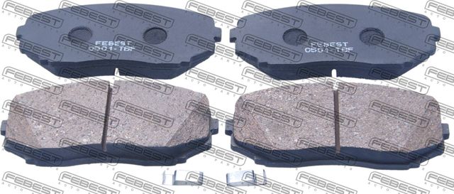 Тормозные колодки Febest. Артикул 0501-TBF