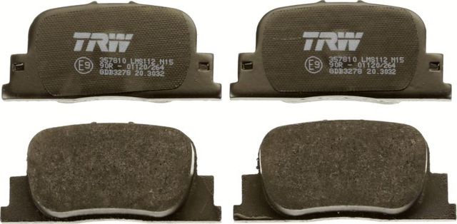 Тормозные колодки TRW. Артикул GDB3278