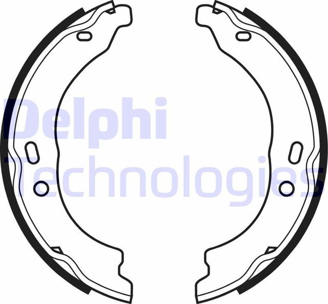 Тормозные колодки (стояночная тормозная система) Delphi. Артикул LS1978