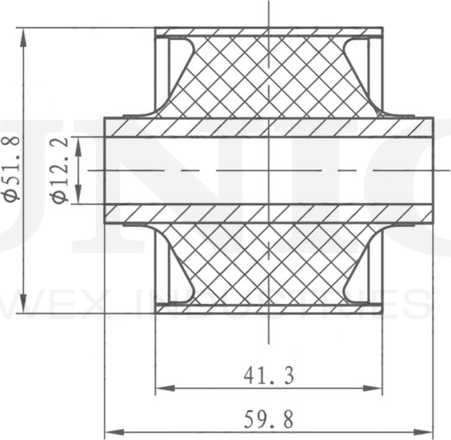 Сайлентблок рычага подвески (Unio). Артикул RMP-20412