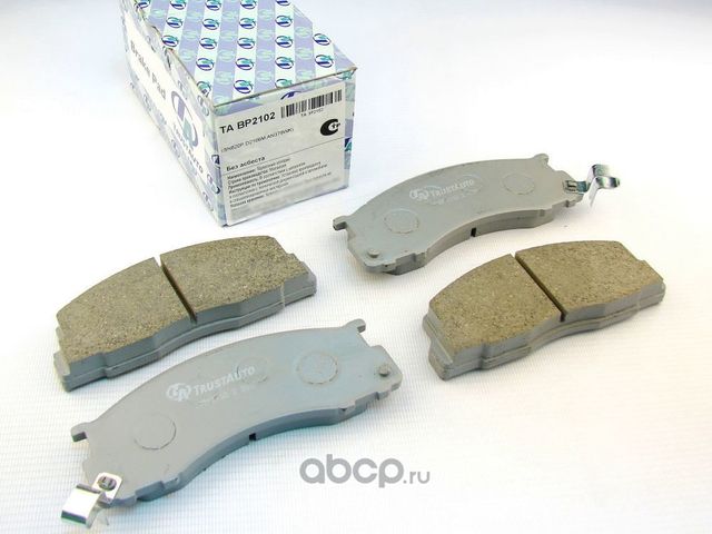 КОЛОДКИ ДИСКОВЫЕ (Trustauto). Артикул TABP2102