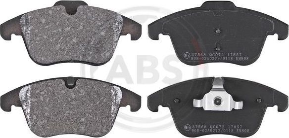 Тормозные колодки ABS передние для Volvo V70 II 2005-2007. Артикул 37568