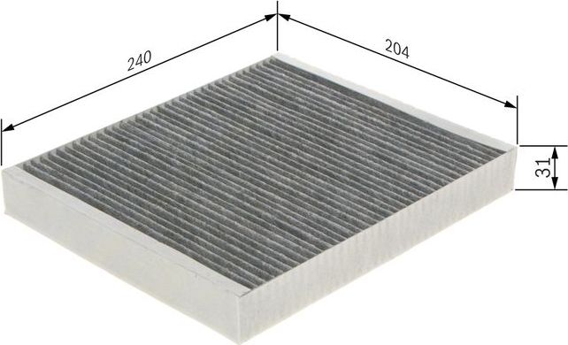 Салонный фильтр Bosch. Артикул 1 987 435 575