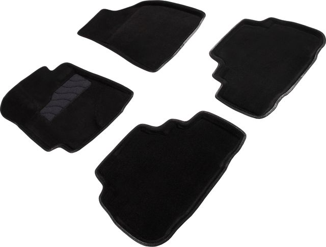 Коврики Seintex 3D ворсовые для салона Toyota Highlander II 2007-2013. Артикул 83716