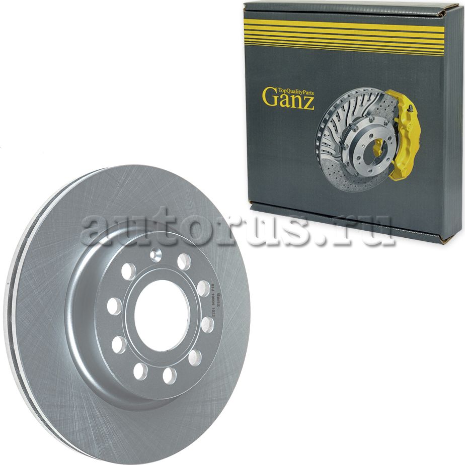 Диск тормозной передний (Ganz). Артикул GIJ10004