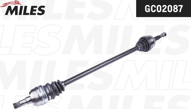 Полуось (привод в сборе, приводной вал) Miles передняя правая для Opel Vectra B 1995-2003. Артикул GC02087