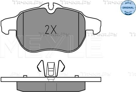Тормозные колодки Meyle Original передние для Opel Astra H 2005-2010. Артикул 025 234 0220