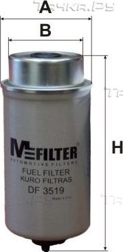 Топливный фильтр MFilter для Ford Transit Torneo VII 2006-2014. Артикул DF 3519