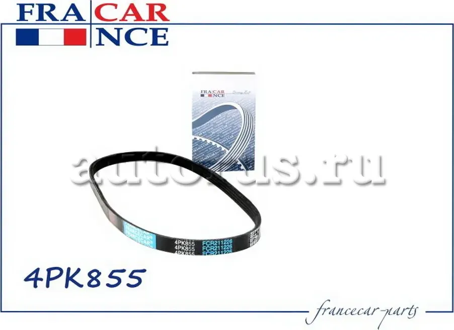 ремень поликлин 4pk855 (Francecar). Артикул FCR211226