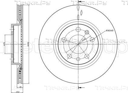 Тормозной диск Trusting. Артикул DF1090