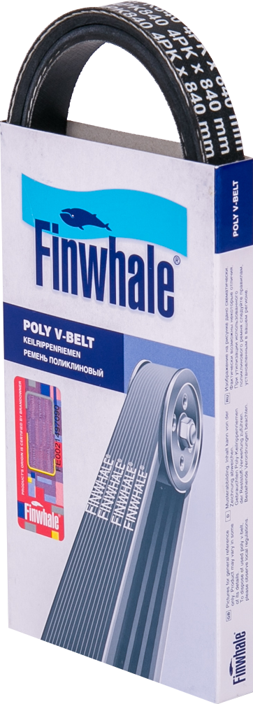 Приводной ремень поликлиновой Finwhale. Артикул BP4PK840