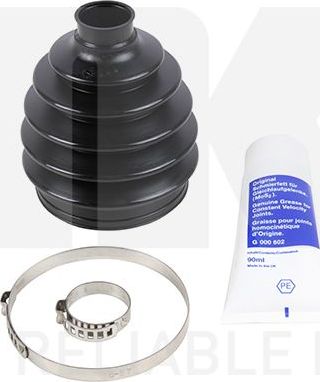 Пыльник шруса (комплект) NK (термопласт). Артикул 525005