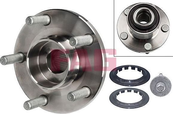 Ступица колеса с интегрированным подшипником Fag. Артикул 713 6604 40