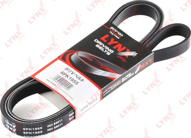 Приводной ремень поликлиновой LYNXauto для Fiat Freemont 2011-2016. Артикул 6PK1955