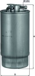 Топливный фильтр Mahle-Knecht. Артикул KL 160/1