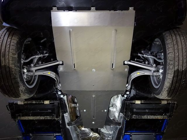 Защита алюминиевая ТСС (4 мм) для картера Audi Q5 II (FY) 2017-2026. Артикул ZKTCC00306