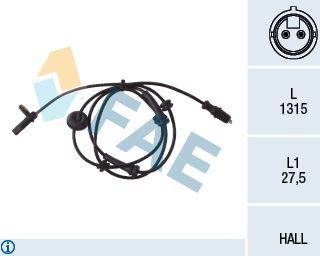 Датчик ABS FAE. Артикул 78030