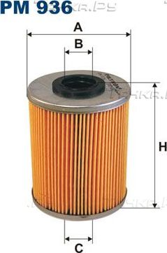 Топливный фильтр Filtron для Opel Meriva A 2003-2010. Артикул PM 936