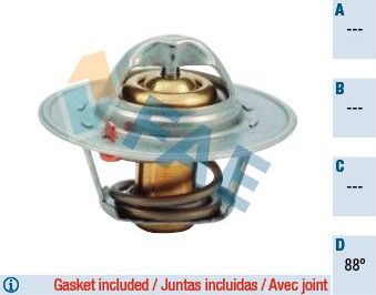 Термостат FAE для Nissan Micra K12 2003-2010. Артикул 5308388