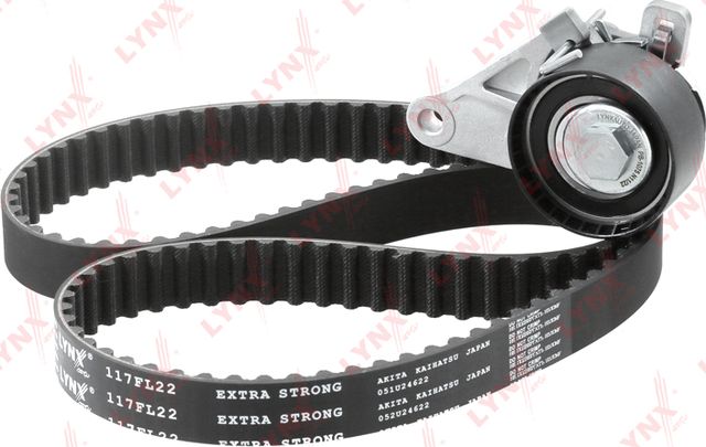 Ремень ГРМ с роликами (комплект) LYNXauto для Ford Fusion I 2002-2005. Артикул PK-1055