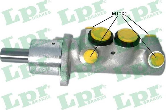 Тормозной цилиндр главный LPR (Серый чугун) для SEAT Arosa I 1997-2004. Артикул 1865