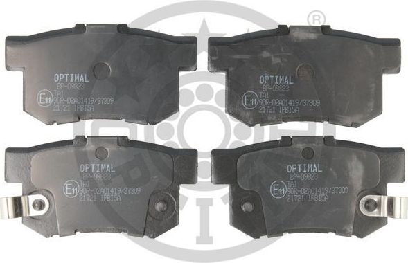Тормозные колодки Optimal. Артикул BP-09823