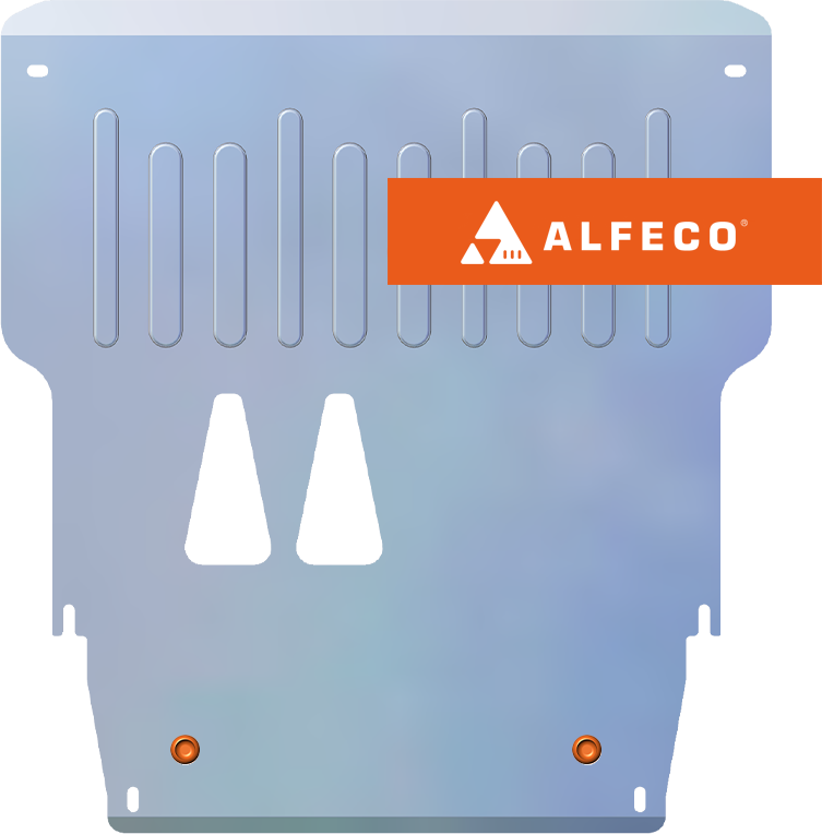 Защита алюминиевая Alfeco для картера и КПП Audi A8 D3 2003-2010. Артикул ALF.30.28 AL4