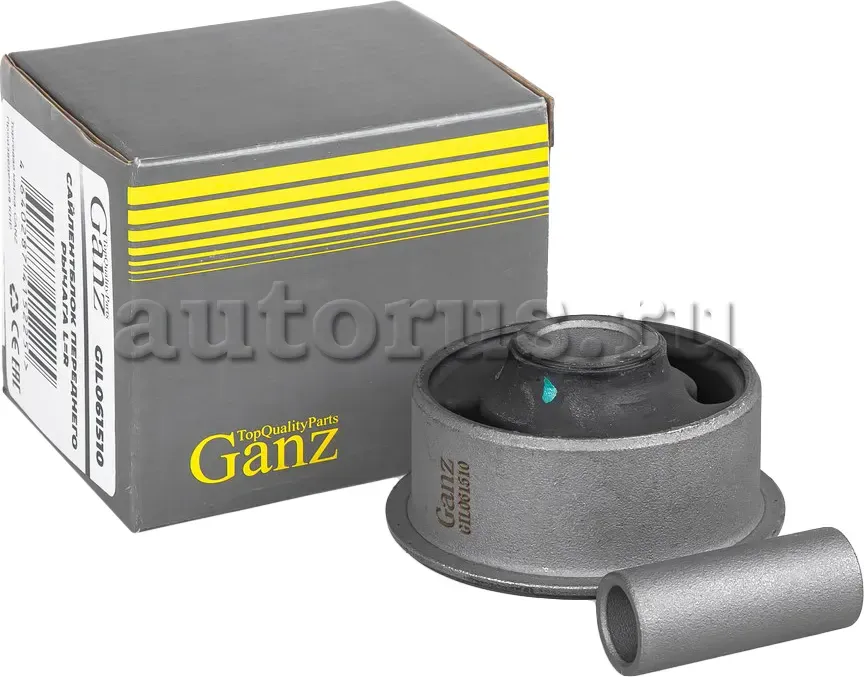 Сайлентблок переднего рычага L=R (задний) VW Caddy II 1.4-1.9D 95-04 / Golf II-I (Ganz). Артикул GIL061510