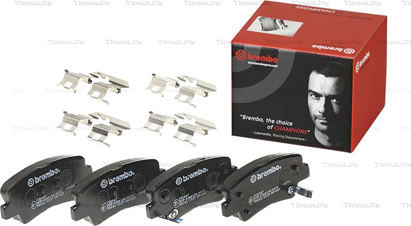 Тормозные колодки Brembo PRIME LINE задние для SsangYong Actyon II 2012-2026. Артикул P 30 047