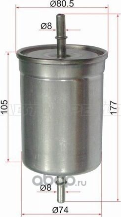 ФИЛЬТР ТОПЛИВНЫЙ AUDI A3 00-SKODA OCTAVIA 96-VOL (SAT). Артикул ST1J0201511A