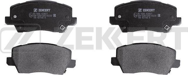 Тормозные колодки Zekkert передние для Kia Picanto III 2017-2026. Артикул BS-3068
