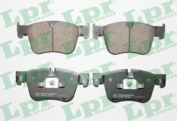 Тормозные колодки LPR. Артикул 05P1853