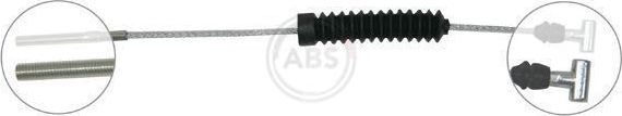 Трос ручника (тросик ручного тормоза) ABS. Артикул K11561