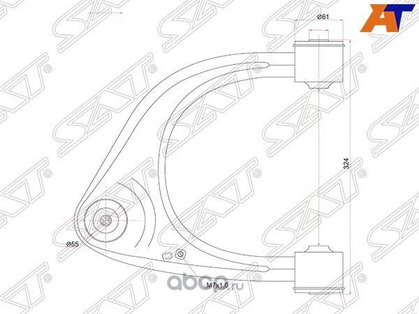 РЫЧАГ FR ВЕРХНИЙ С ШАРОВ. TOYOTA TUNDRASEQUOIA 0 (SAT). Артикул ST486100C011
