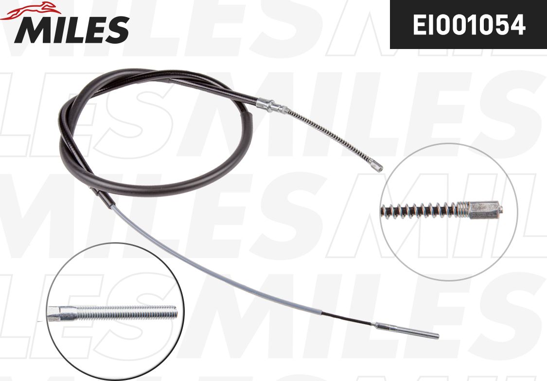 Трос ручника (тросик ручного тормоза) Miles. Артикул EI001054