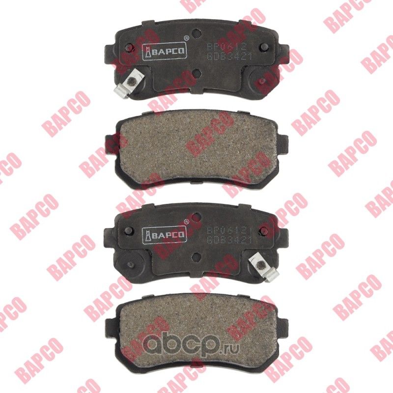 Колодки тормозные дисковые зад. KIA CEED CERATO II PICANTO RIO II SPO (Bapco) Bapco. Артикул BP0612
