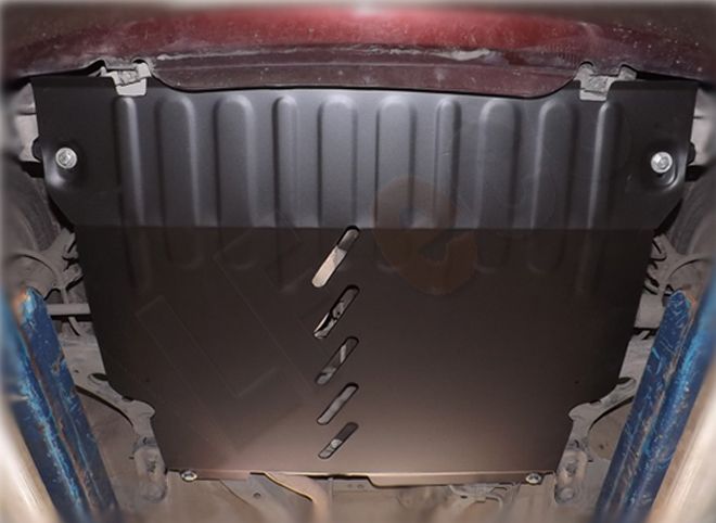 Защита Alfeco для картера и КПП Toyota Passo 2004-2010. Артикул ALF.24.102st