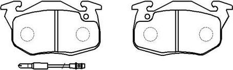 Тормозные колодки HSB. Артикул HP8385