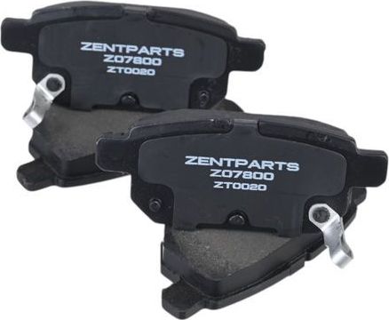 Тормозные колодки Zentparts. Артикул Z07800