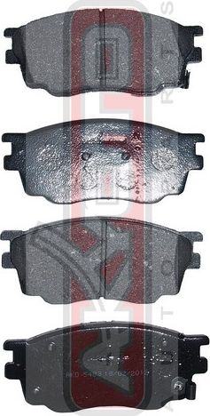 Тормозные колодки Akyoto Packing AKYOTO. Артикул AKD-5483