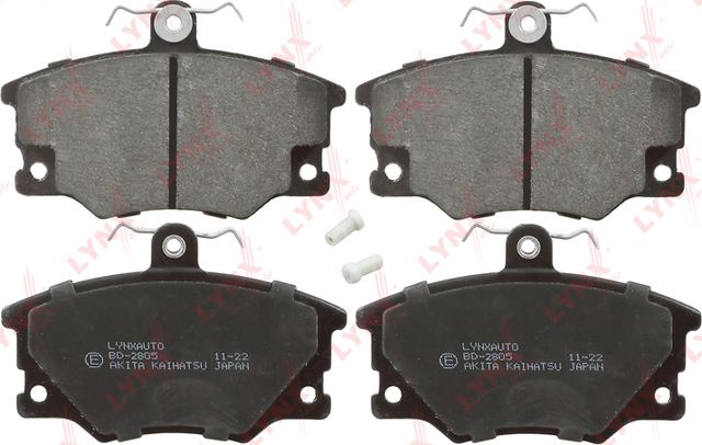 Тормозные колодки LYNXauto передние для Fiat Panda I 1980-2004. Артикул BD-2805