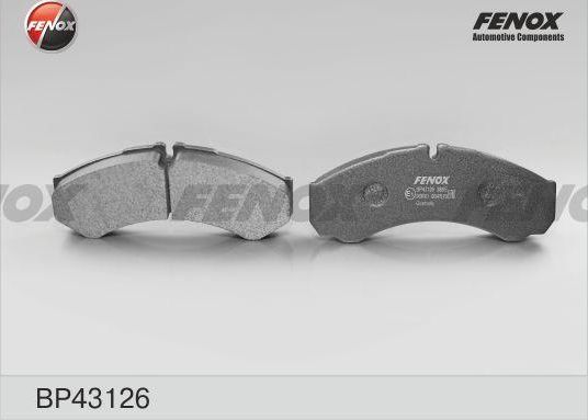 Тормозные колодки Fenox. Артикул BP43126